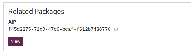 The related packages widget, showing an AIP